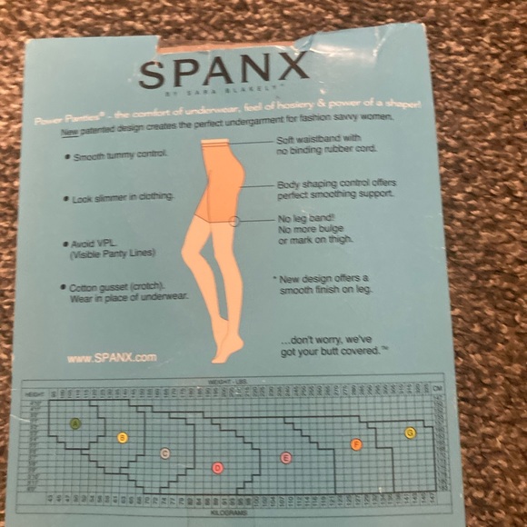 NWT Spanx Power Panties/ size B/ Bare - Picture 5 of 5
